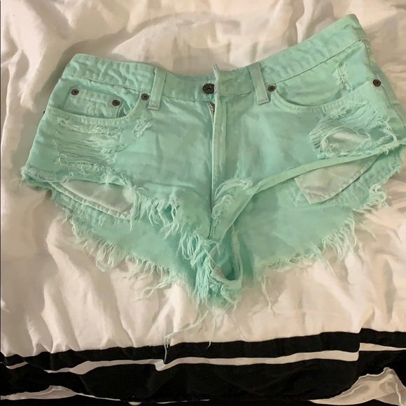 LF/ Carmar Jean shorts - Picture 1 of 8